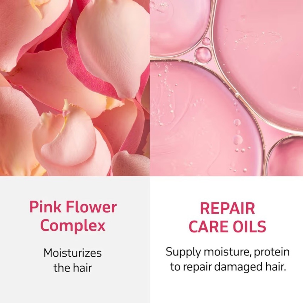 Dr. Bio Pink Repair Hair Oil 6.76oz Probiotic Protein Split End Treatment - Picture 7 of 10